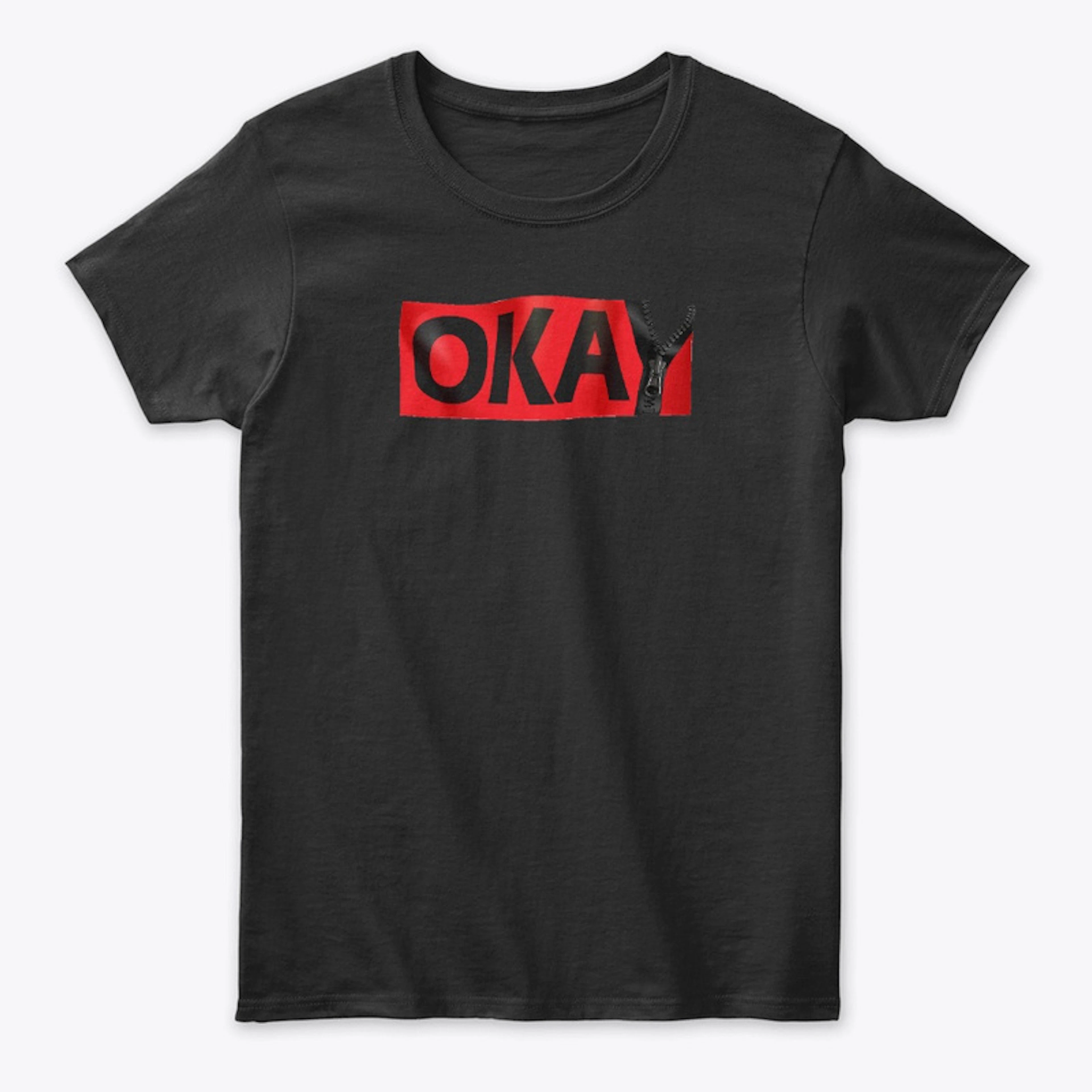 Women Words T Shirt - Okay