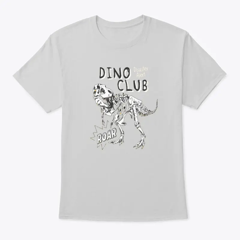 Men T Shirt Skeleton - Dino Club