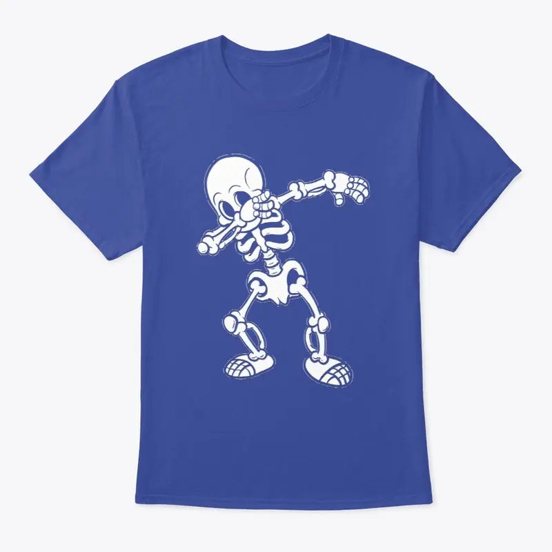 Men T Shirt Skeleton - Dance