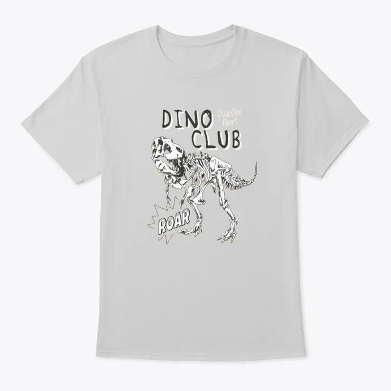 Men T Shirt Skeleton - Dino Club