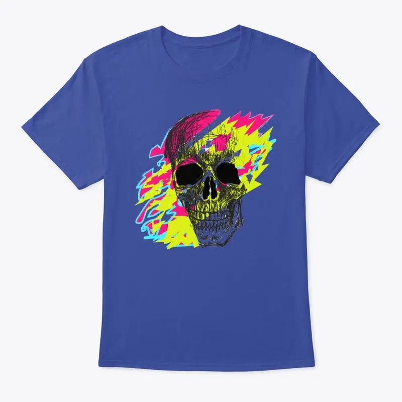 Men T Shirt Skeleton - Colors