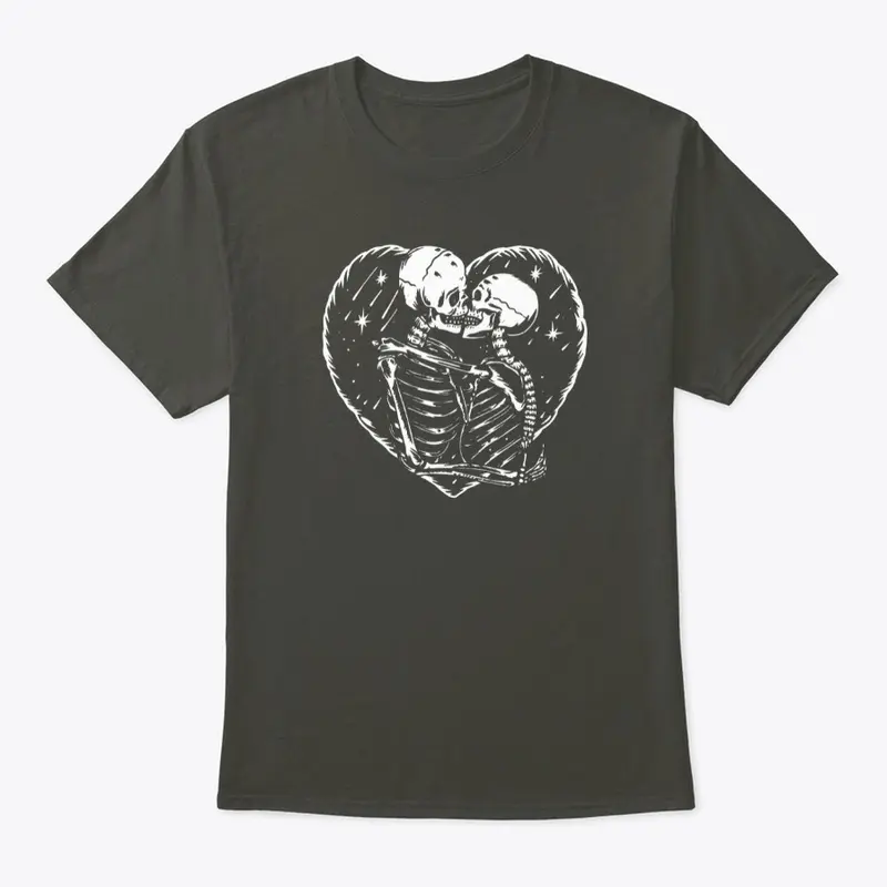 Men T Shirt Skeleton - Love