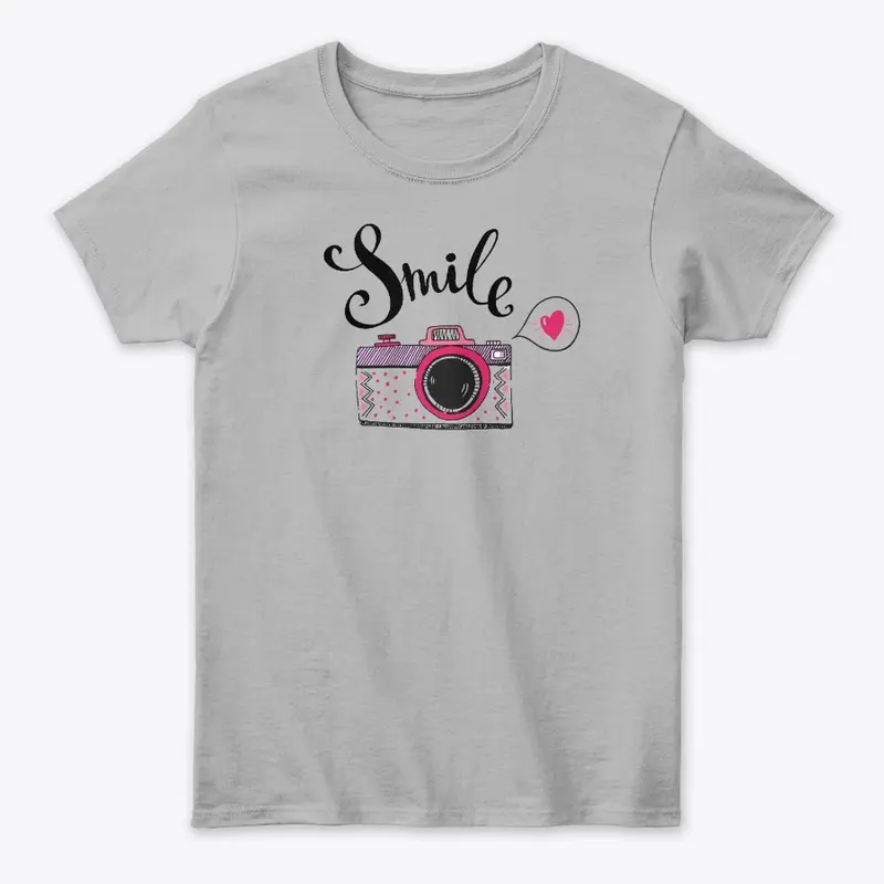 Women Words T Shirt - Smile